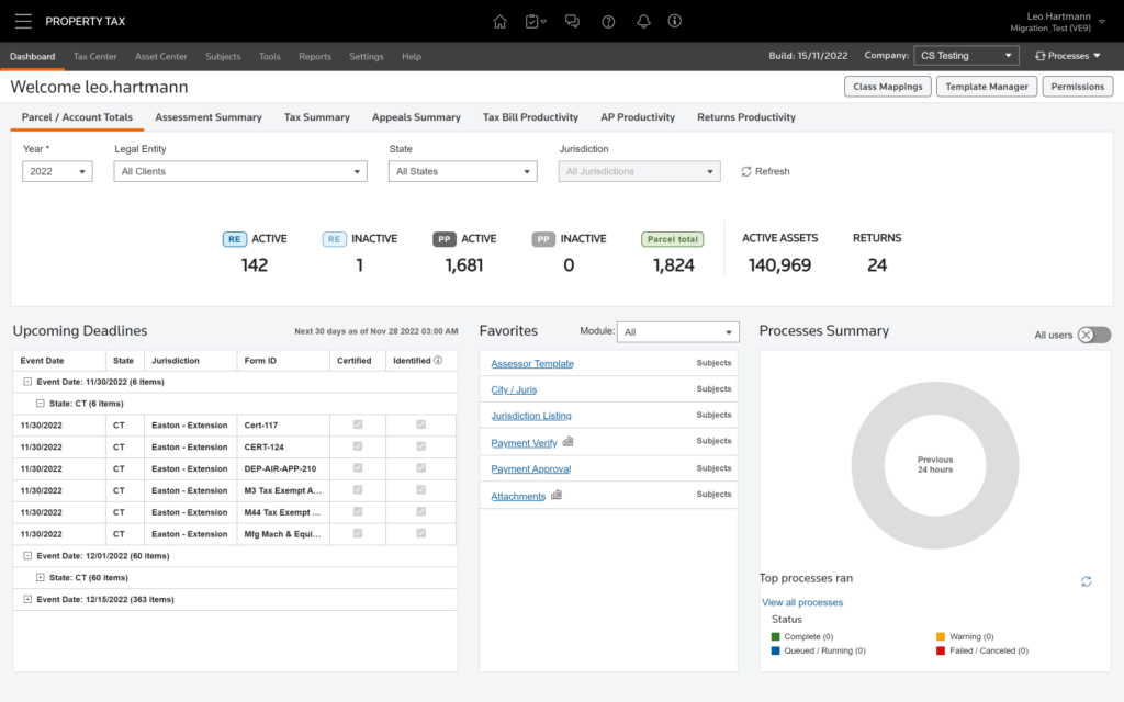 OPT dashboard