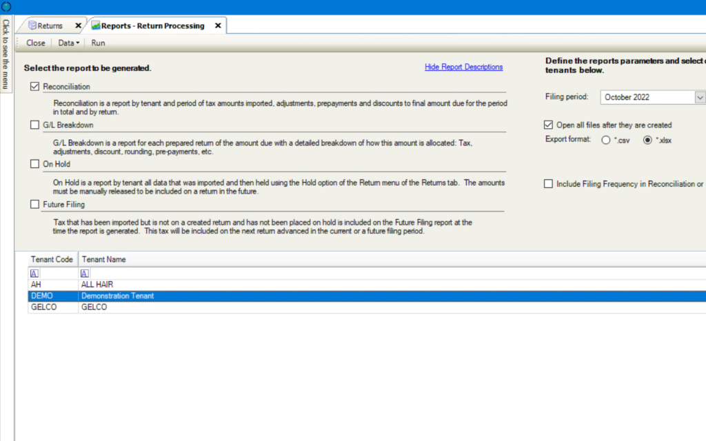 FilePoint reporting